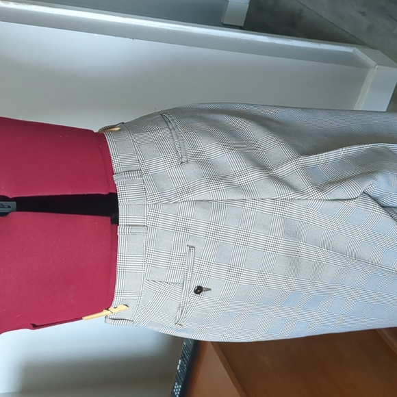Vintage Checked Flared Pants - Picture 3 of 8